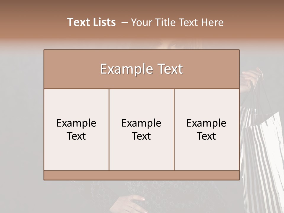 Customer Luxury Store PowerPoint Template