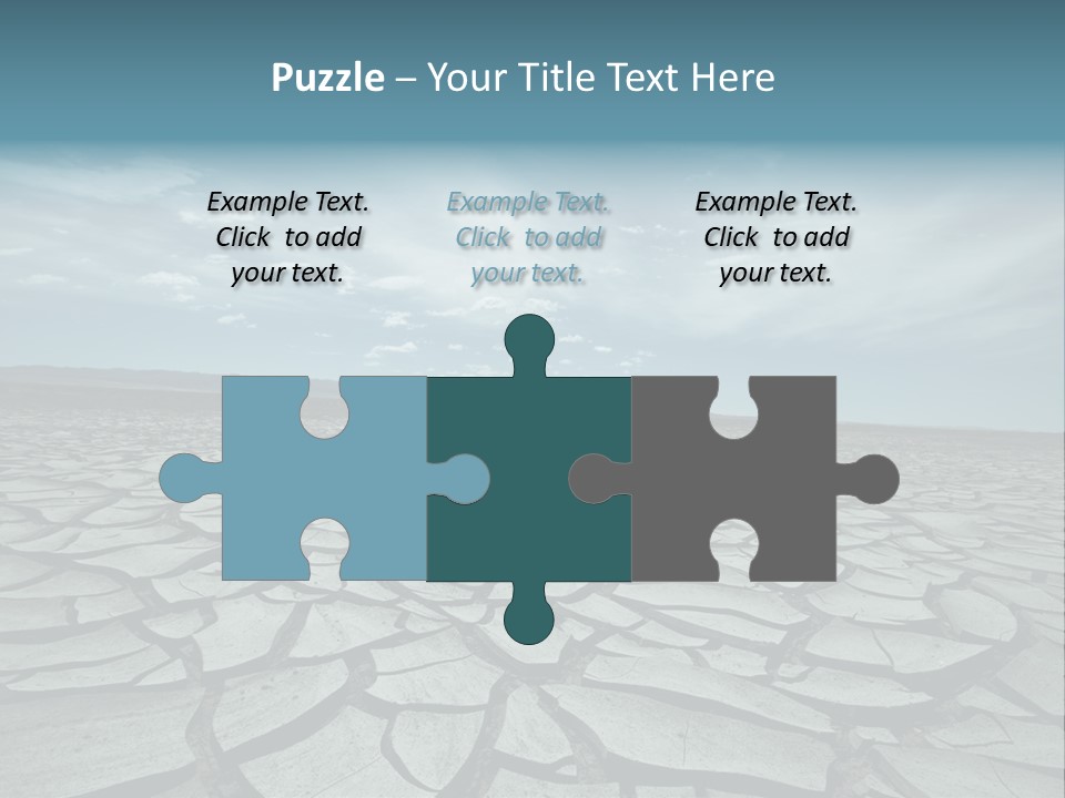 Wasteland Ground Climate PowerPoint Template
