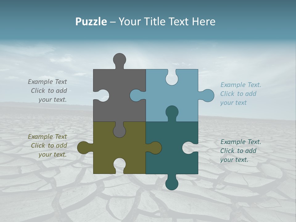 Wasteland Ground Climate PowerPoint Template