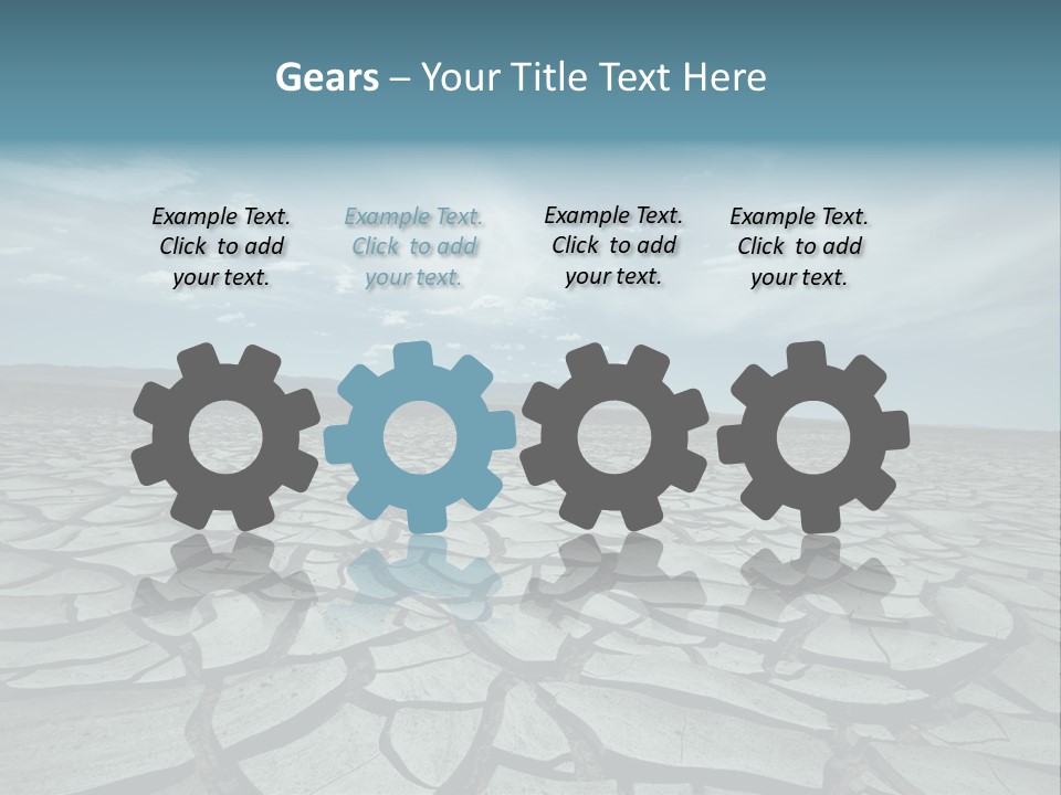 Wasteland Ground Climate PowerPoint Template