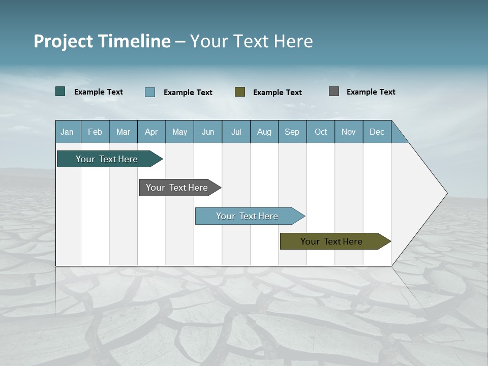 Wasteland Ground Climate PowerPoint Template