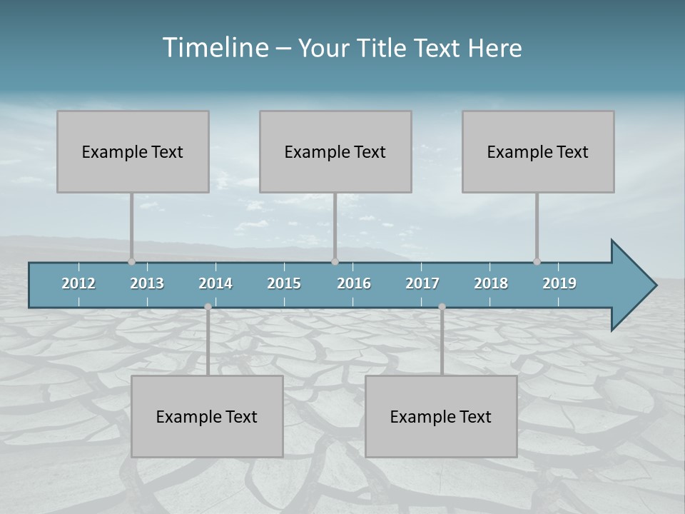 Wasteland Ground Climate PowerPoint Template