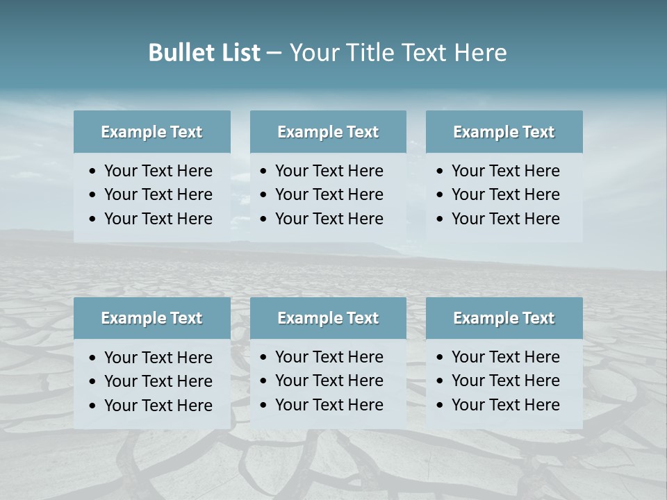 Wasteland Ground Climate PowerPoint Template