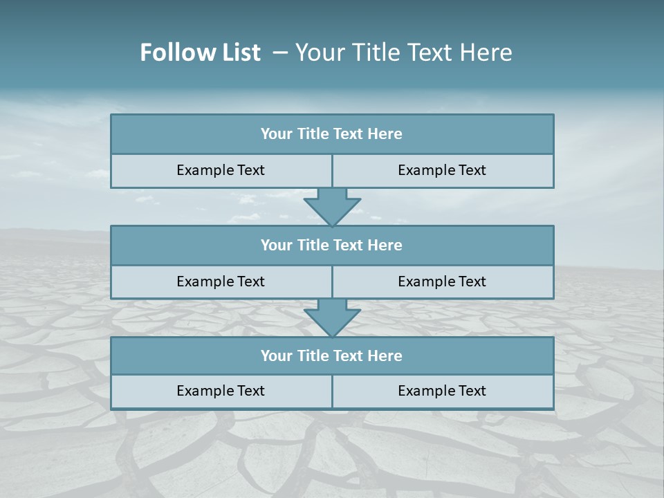 Wasteland Ground Climate PowerPoint Template