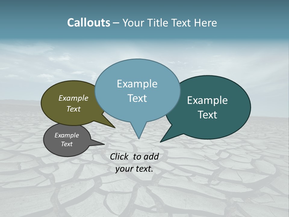 Wasteland Ground Climate PowerPoint Template