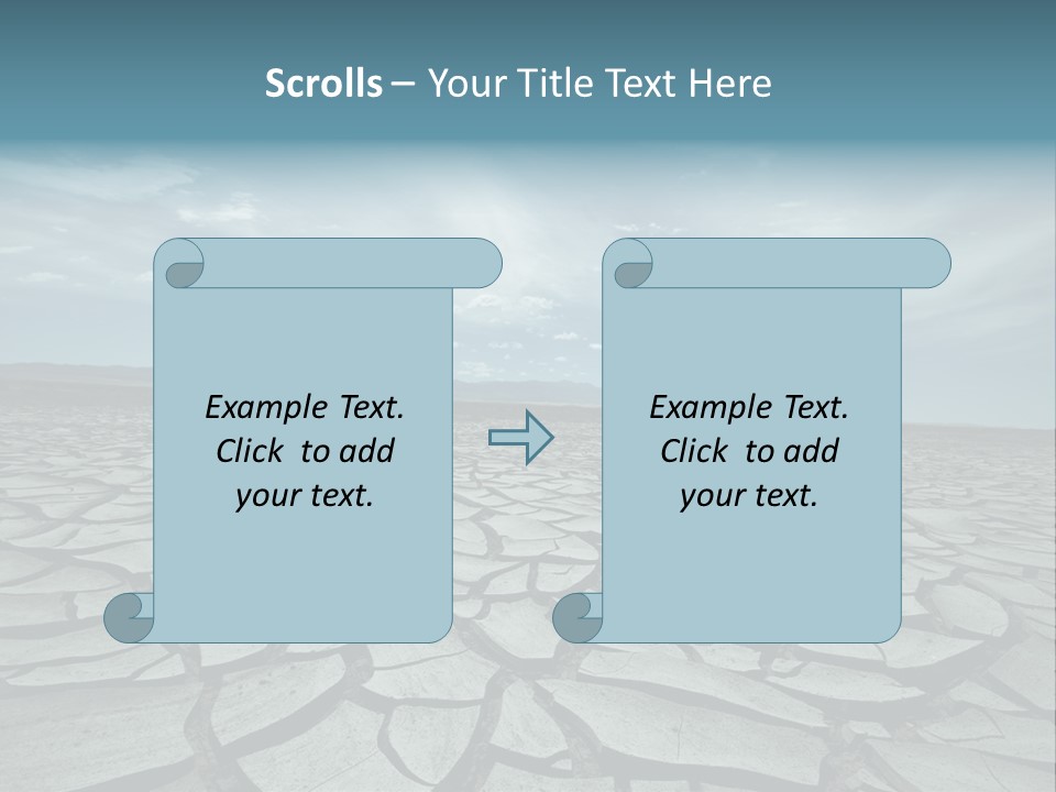 Wasteland Ground Climate PowerPoint Template