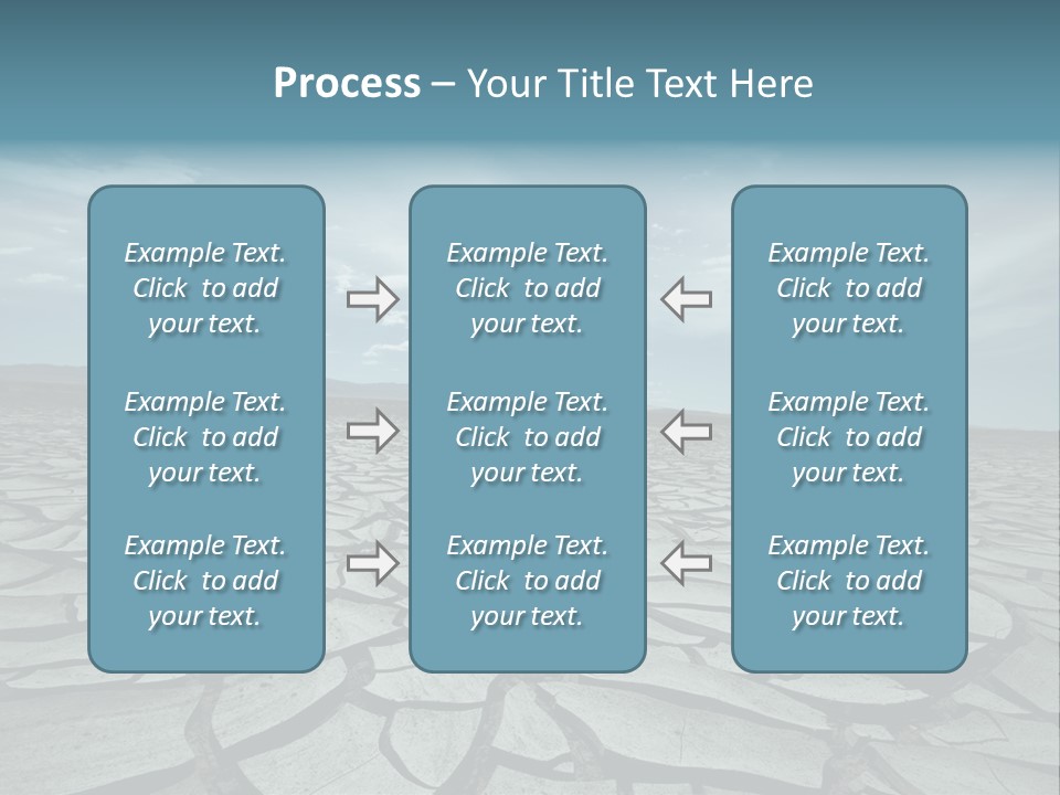 Wasteland Ground Climate PowerPoint Template
