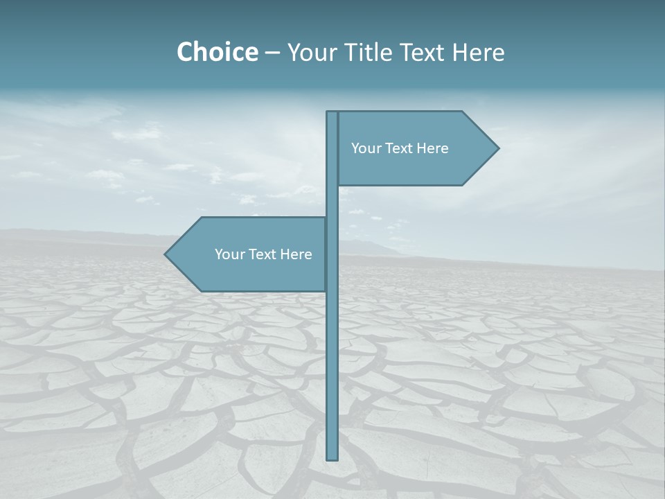 Wasteland Ground Climate PowerPoint Template