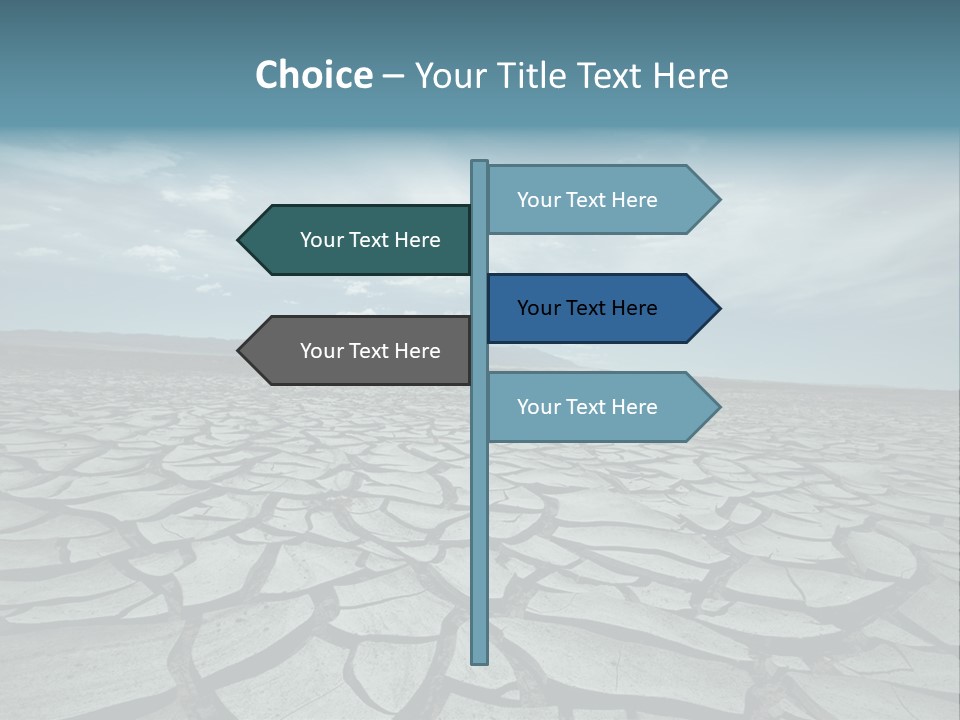 Wasteland Ground Climate PowerPoint Template