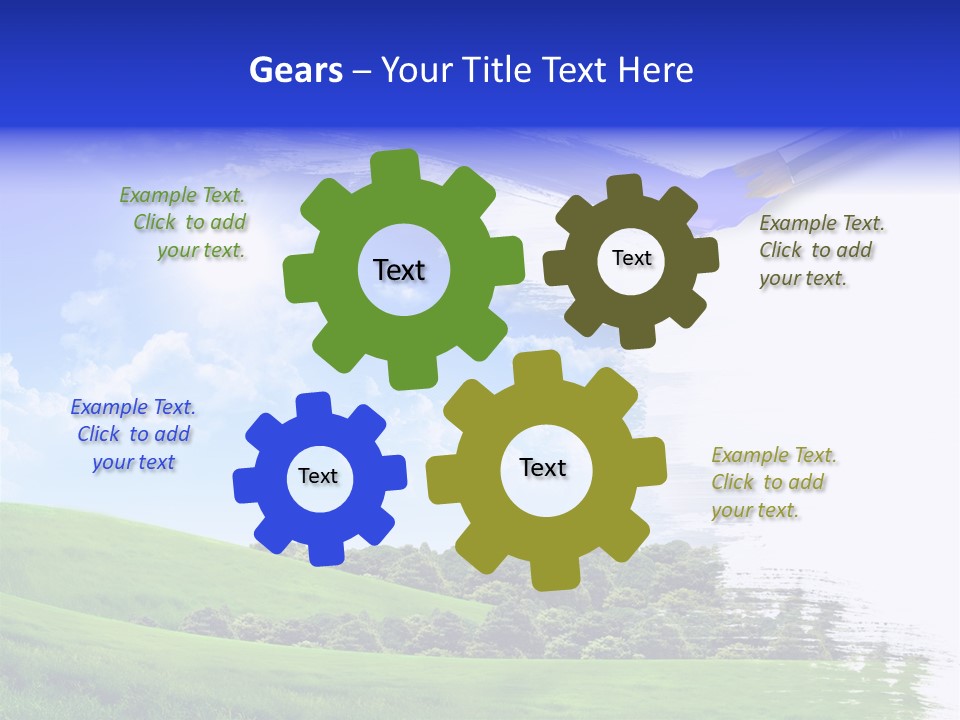Gas Danger Person PowerPoint Template