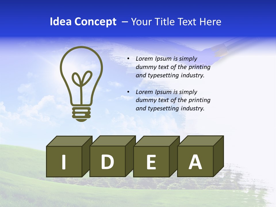 Gas Danger Person PowerPoint Template