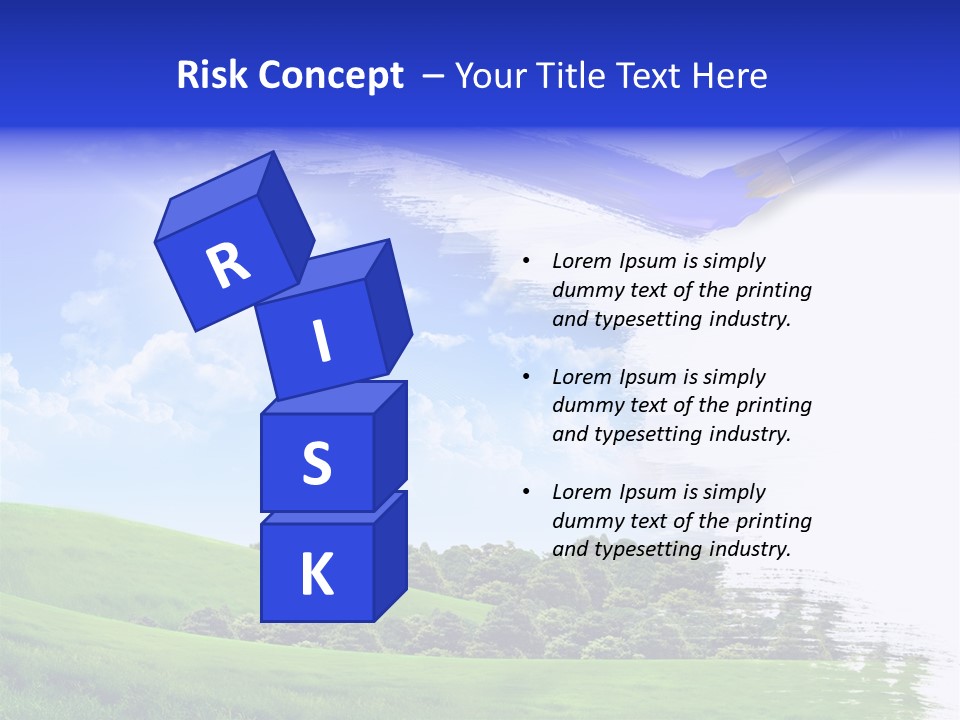 Gas Danger Person PowerPoint Template