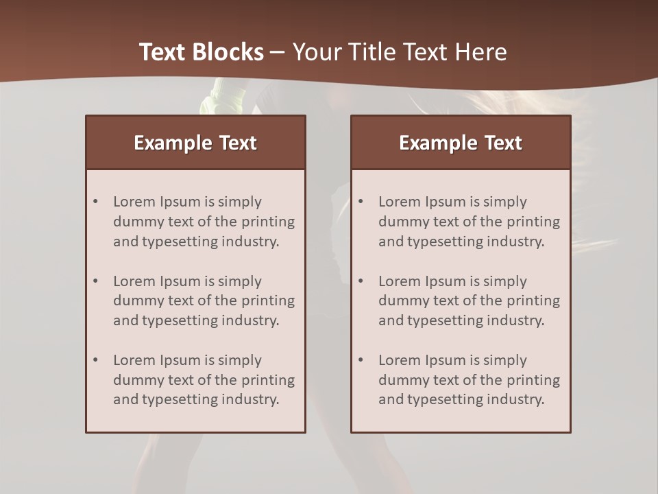 Moving Beauty Studio PowerPoint Template