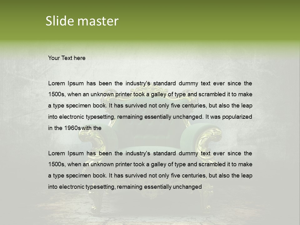 Illustration Effect Decoration PowerPoint Template