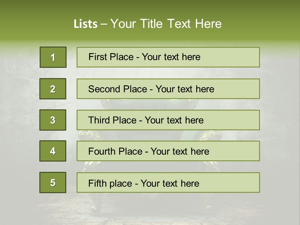 Illustration Effect Decoration PowerPoint Template