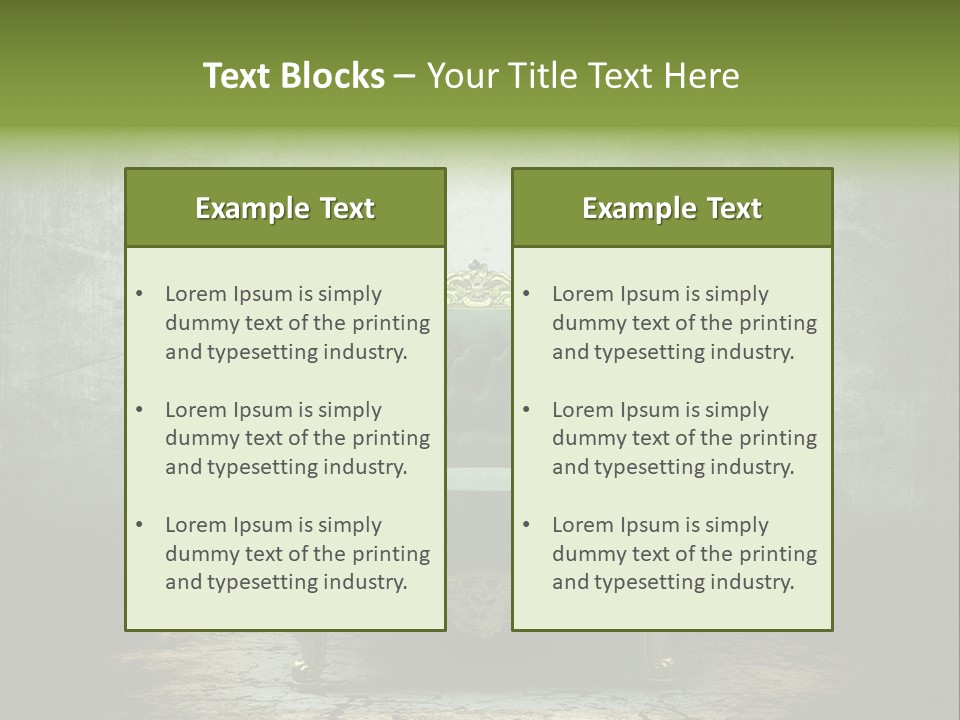 Illustration Effect Decoration PowerPoint Template