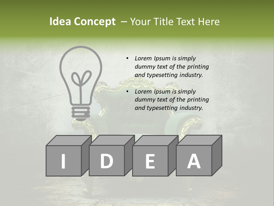 Illustration Effect Decoration PowerPoint Template