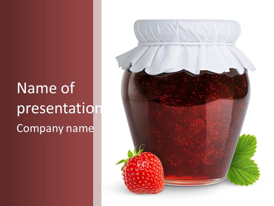 Juicy Organic Dessert PowerPoint Template