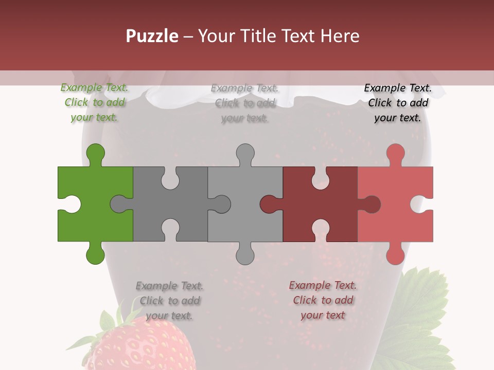Juicy Organic Dessert PowerPoint Template
