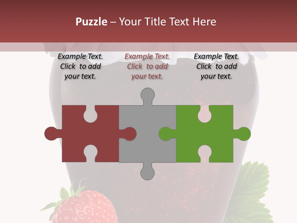 Juicy Organic Dessert PowerPoint Template