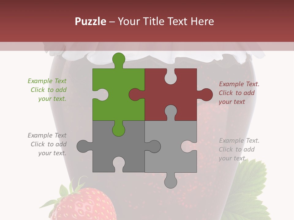 Juicy Organic Dessert PowerPoint Template