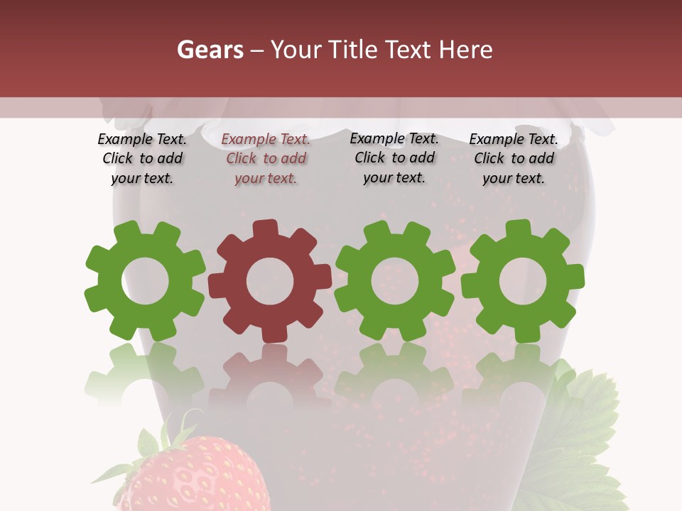 Juicy Organic Dessert PowerPoint Template