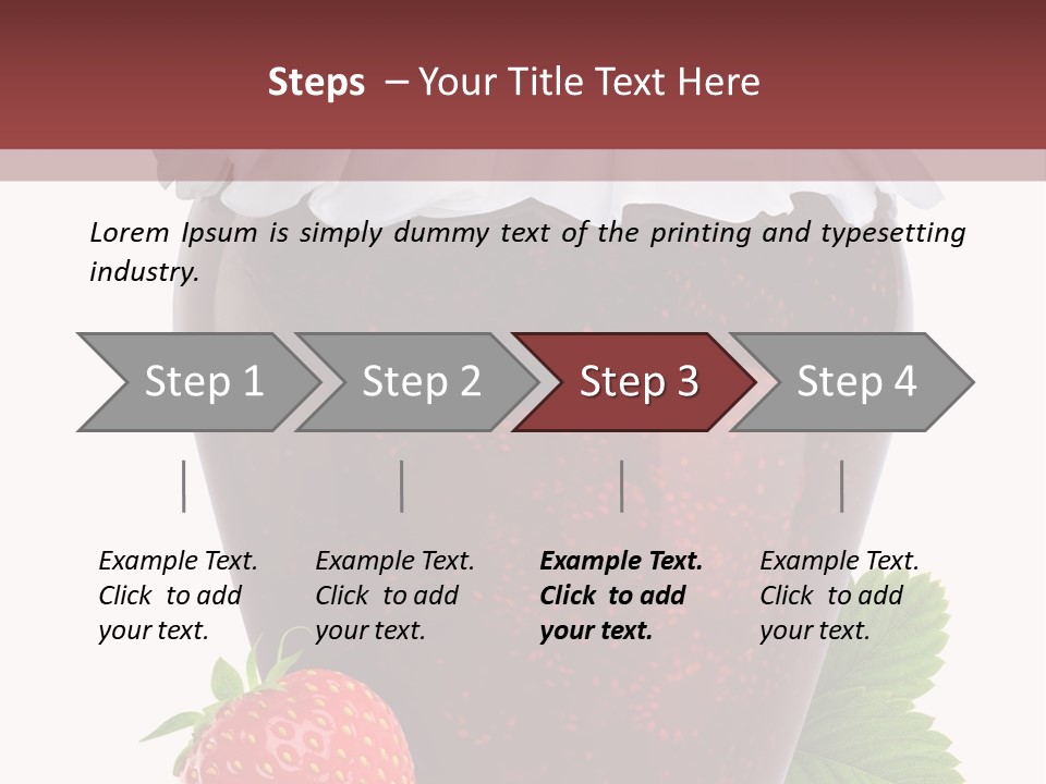 Juicy Organic Dessert PowerPoint Template