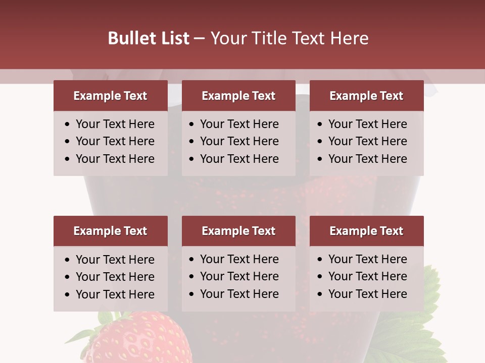 Juicy Organic Dessert PowerPoint Template