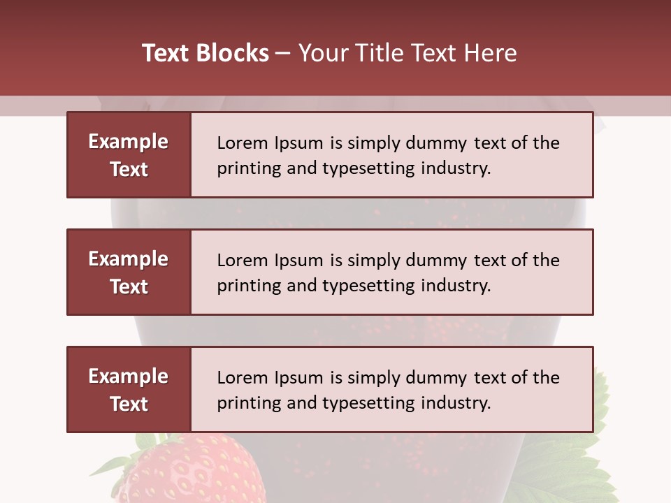 Juicy Organic Dessert PowerPoint Template