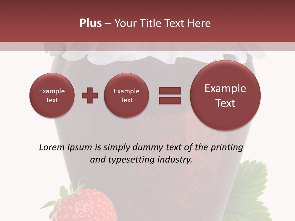 Juicy Organic Dessert PowerPoint Template