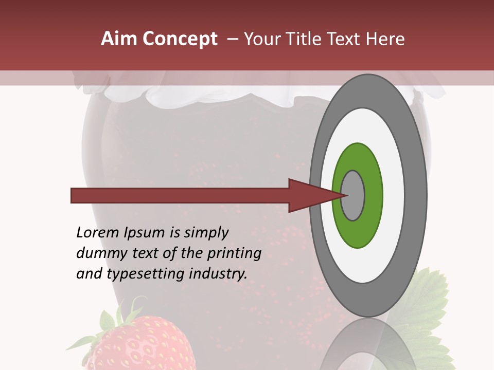 Juicy Organic Dessert PowerPoint Template