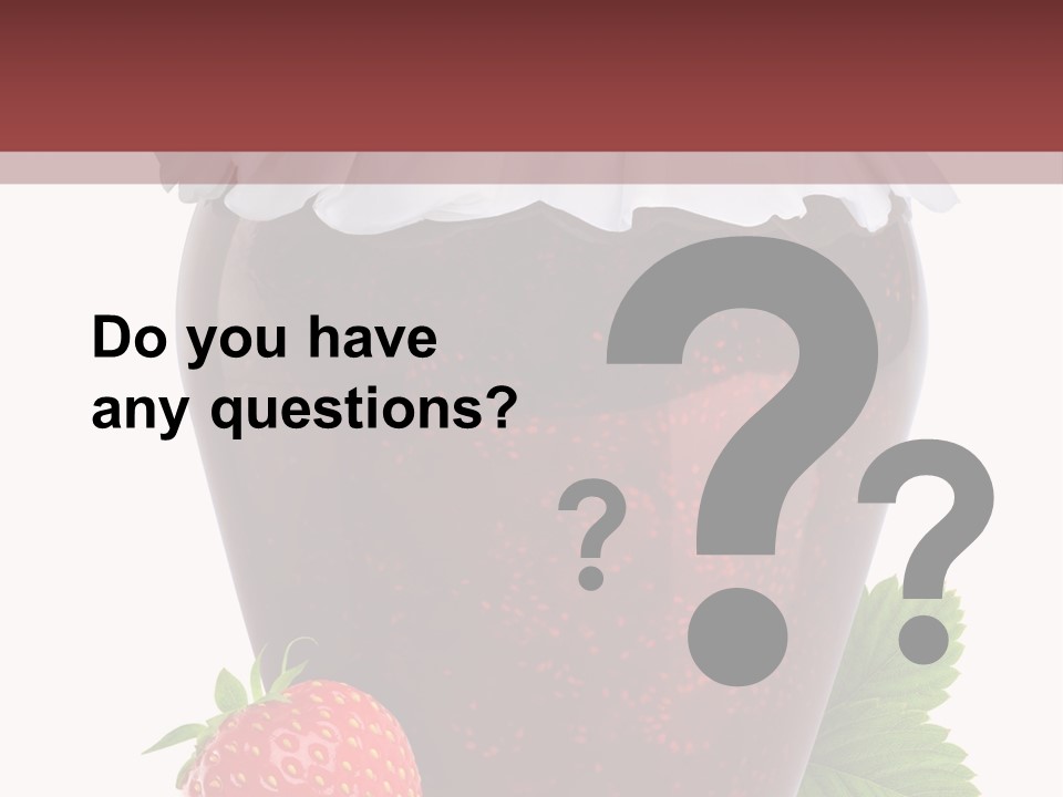 Juicy Organic Dessert PowerPoint Template