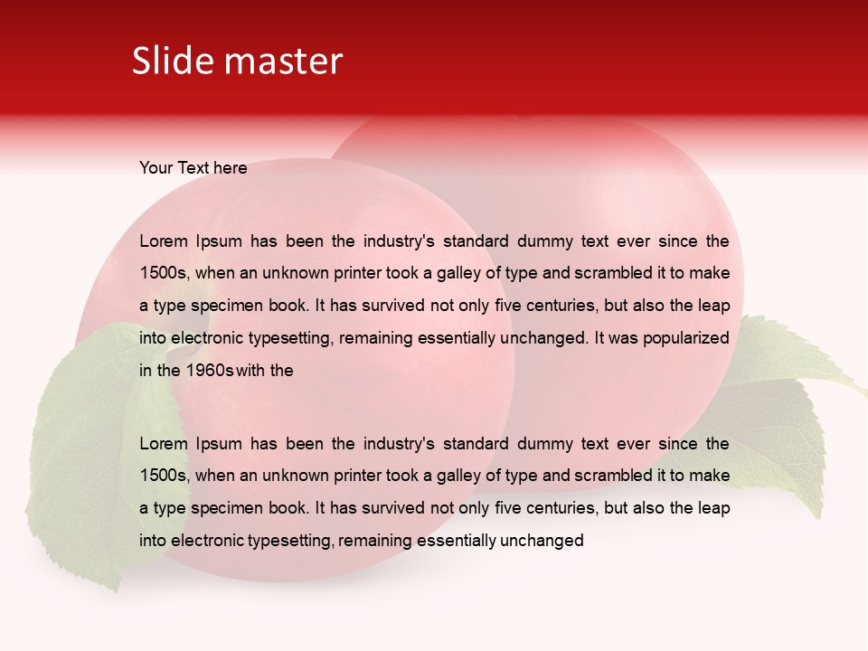 Green Sweet Healthy PowerPoint Template