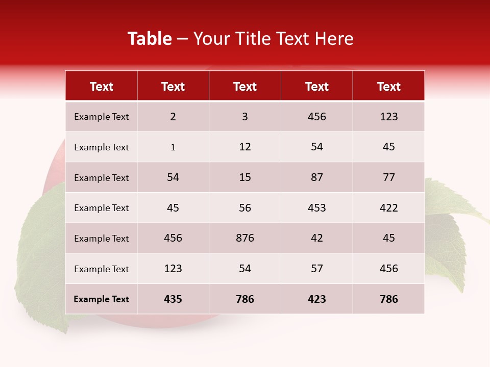 Green Sweet Healthy PowerPoint Template
