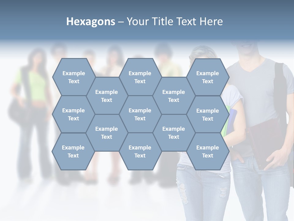 Woman Young Boy PowerPoint Template