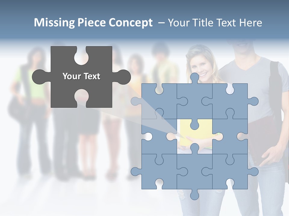 Woman Young Boy PowerPoint Template