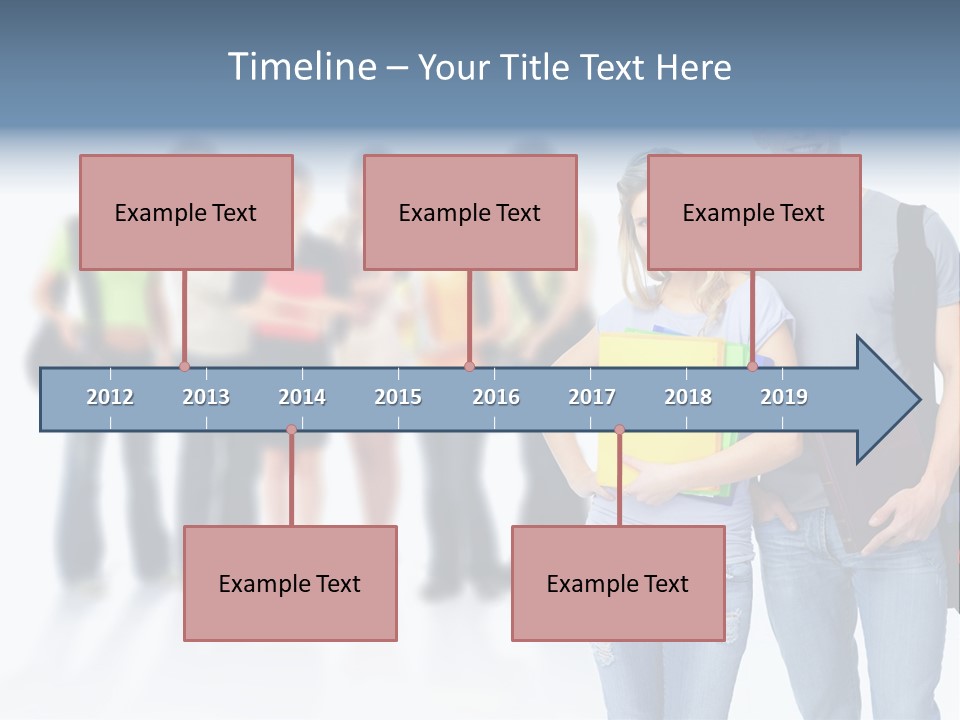 Woman Young Boy PowerPoint Template