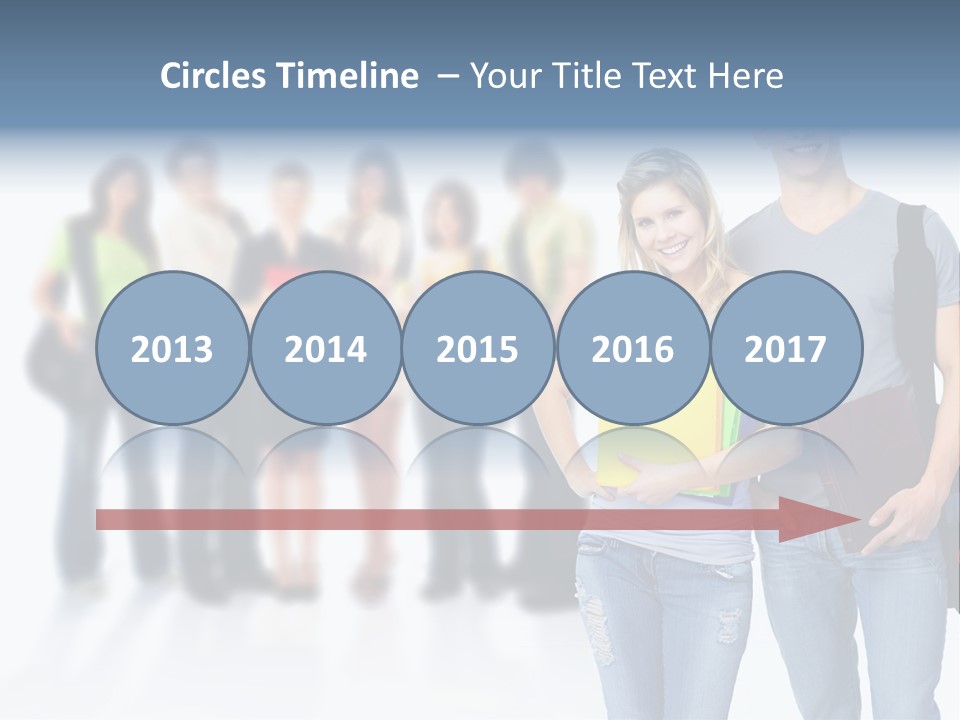 Woman Young Boy PowerPoint Template