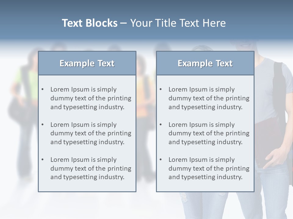 Woman Young Boy PowerPoint Template