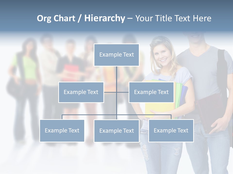 Woman Young Boy PowerPoint Template