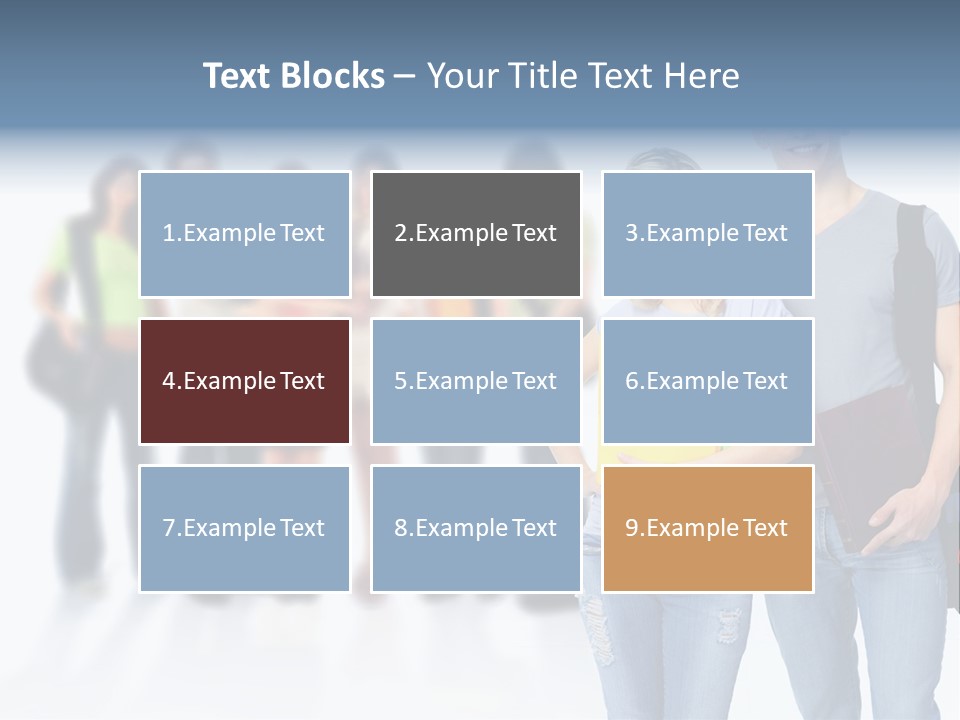 Woman Young Boy PowerPoint Template