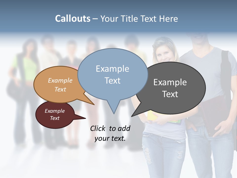 Woman Young Boy PowerPoint Template