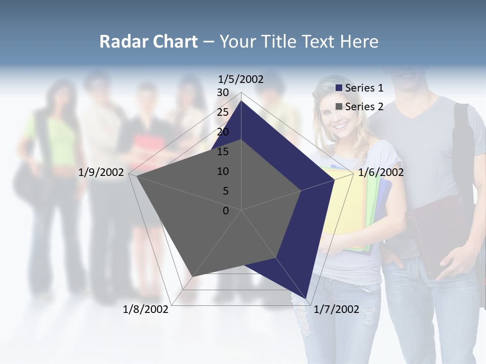 Woman Young Boy PowerPoint Template