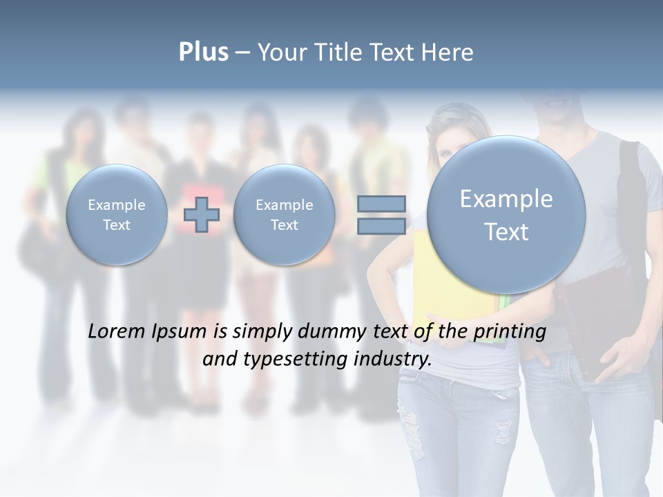 Woman Young Boy PowerPoint Template