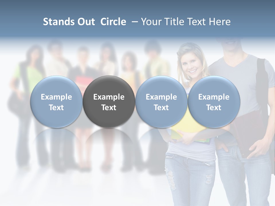 Woman Young Boy PowerPoint Template