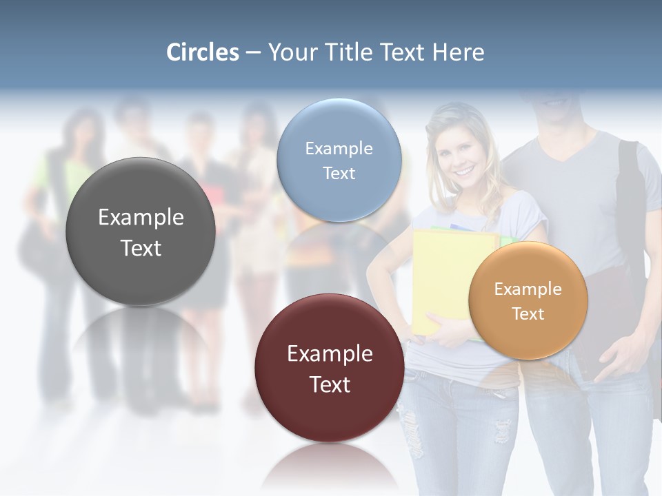 Woman Young Boy PowerPoint Template