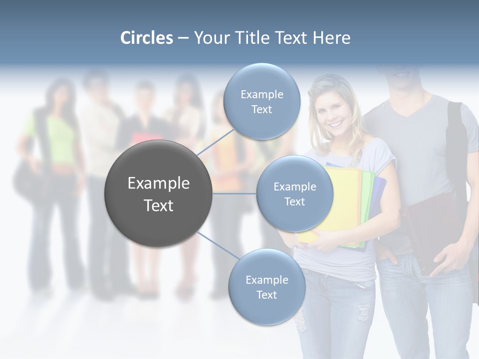 Woman Young Boy PowerPoint Template