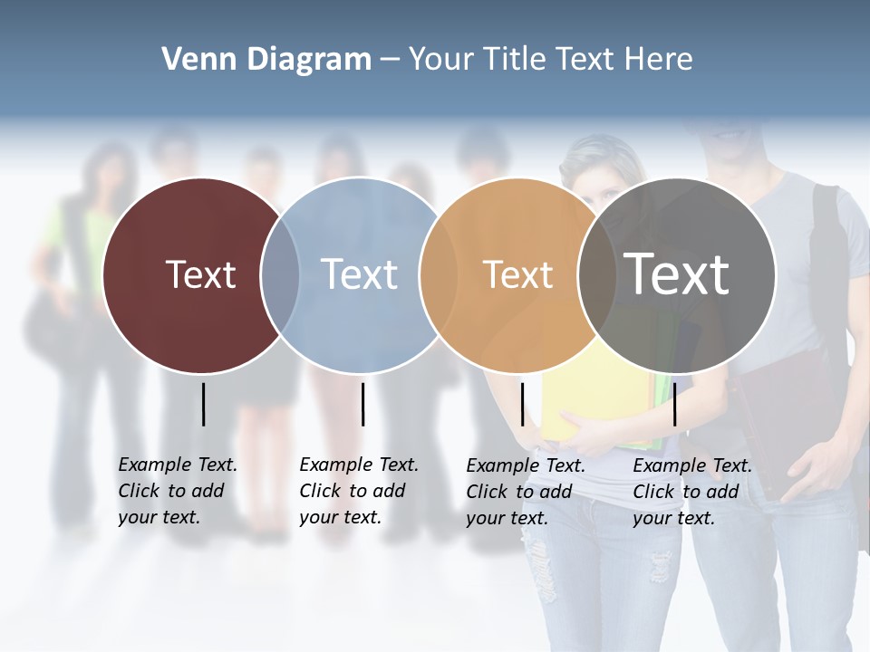 Woman Young Boy PowerPoint Template
