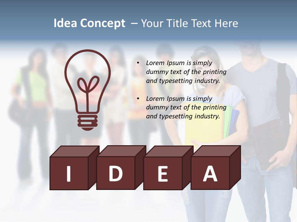 Woman Young Boy PowerPoint Template