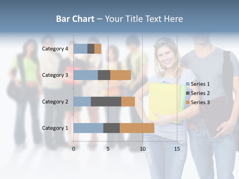 Woman Young Boy PowerPoint Template